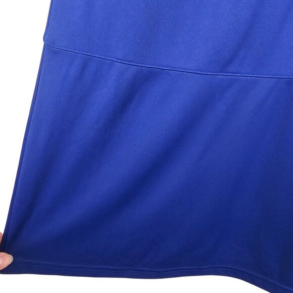 Athleisure Workout Comfy Running Tennis Dress Adidas S Blue Orange Geometric Top - Picture 8 of 14